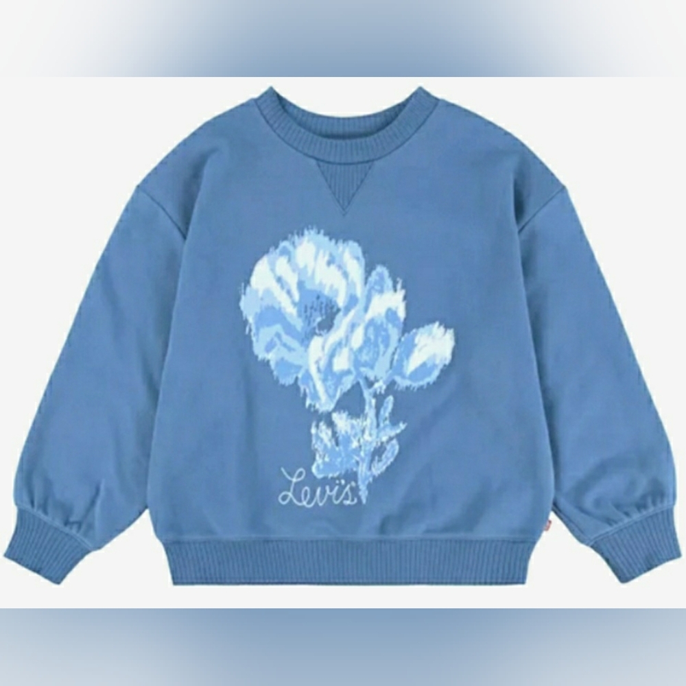 Girl's♦️Levi's Coastal Collegiate Crewneck Pullover♦️